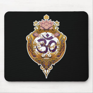 Om Symbol Spiritual Zen Peace Yoga Meditation Mouse Pad