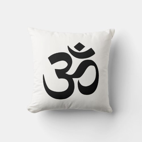 Om Symbol Throw Pillow