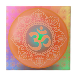 OM symbol tile