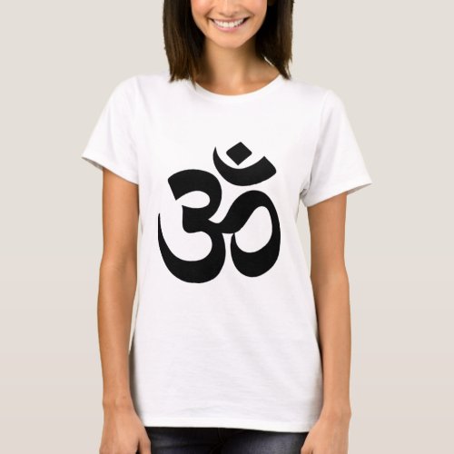 Om Symbol Yoga T_Shirt