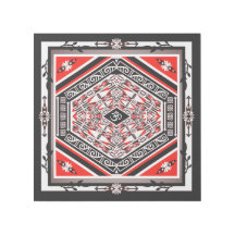 Om Tribal Nouveau Tapestry Gallery Wrap
