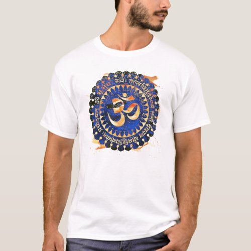 Om Vintaged Mandala Tshirt