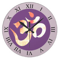 Om, Waterololor Om Wall Clock