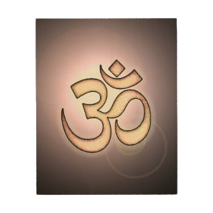 OM WOOD WALL DECOR