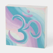 Om Wooden Sign