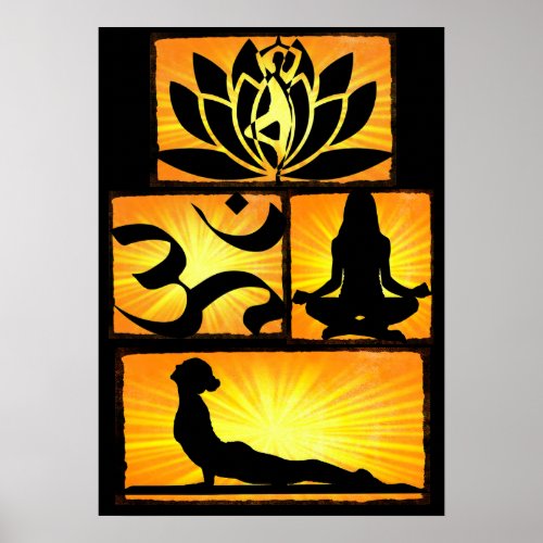 Om Yoga Meditation Poster