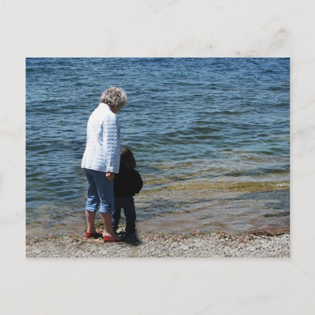 Oma and Devin Postcard (Front)