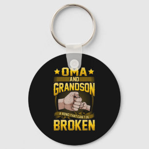 Oma And Grandson A Bond That Can't Be Broken Shirt Keychain