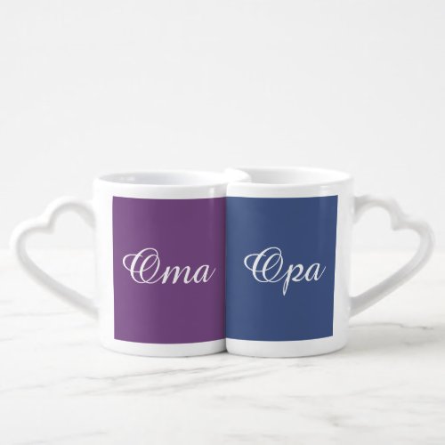 Oma and Opas Coffee Mug Set