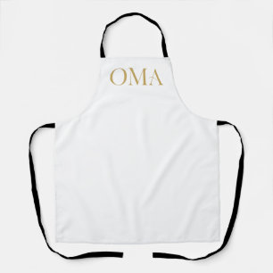 OMA Apron   Personalized Grandma Kitchen Apron 