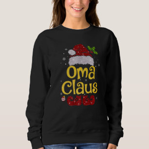 Oma Claus Shirt Christmas Pajama Family Matching X