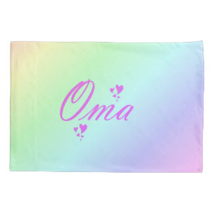 oma, grandma pillow case