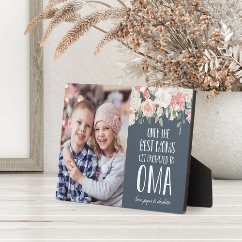 Oma Grandmother Mothers Day Photo Plaque