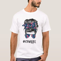 Oma Life Messy Hair Bun Flower Women Mother's Day
