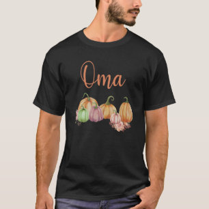 Oma Of Little Pumpkin First Birthday Autumn Pumpki T-Shirt
