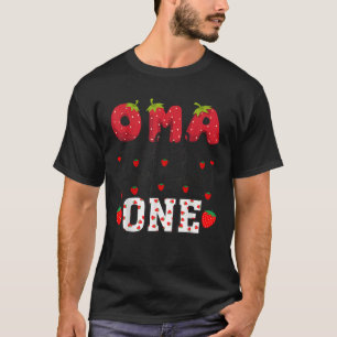 Oma Of The Berry Sweet One Strawberry Grandma T-Shirt
