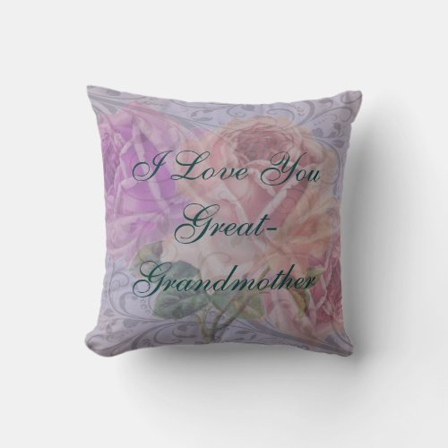 Oma Pillow I Love You  Great_Grandmother
