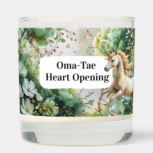 Oma-Tae  Heart Opening Scented Candle (Right)