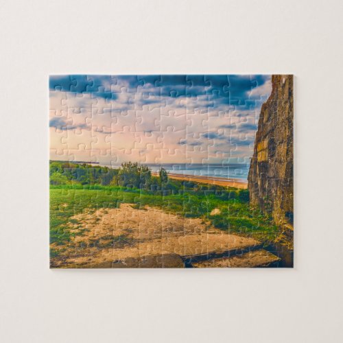 Omaha Beach France Jigsaw Puzzle