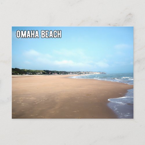 Omaha Beach Postcard