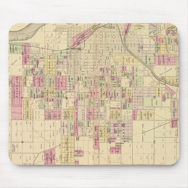 Omaha City, Nebraska Mouse Pad (Front)