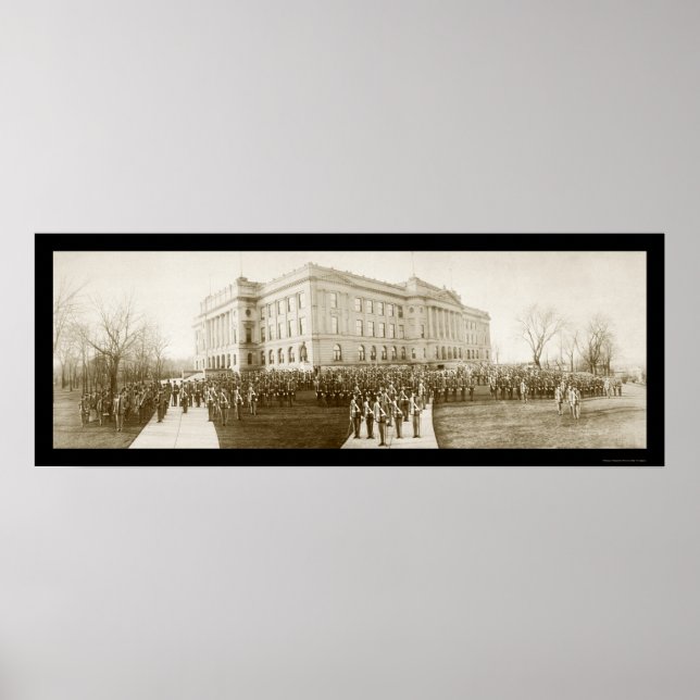 Omaha High School Photo 1914 Poster (Front)