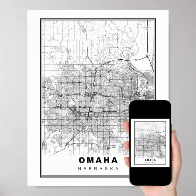 Omaha Map Poster | Zazzle