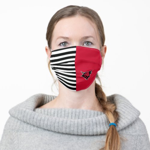 Omaha Mavericks Colorblock Stripes Adult Cloth Face Mask