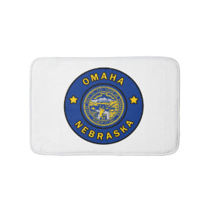 Omaha Nebraska Bath Mat