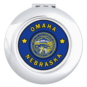 Omaha Nebraska Compact Mirror