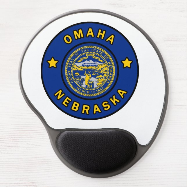 Omaha Nebraska Gel Mouse Pad (Front)