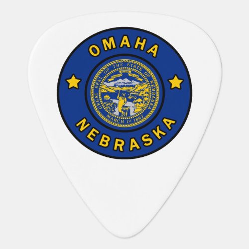Omaha Nebraska Guitar Pick