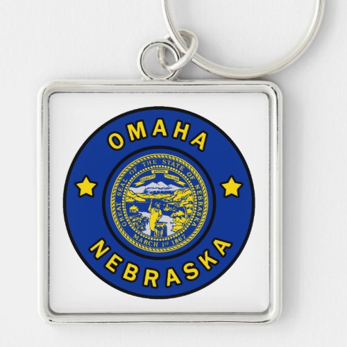 Omaha Nebraska Keychain