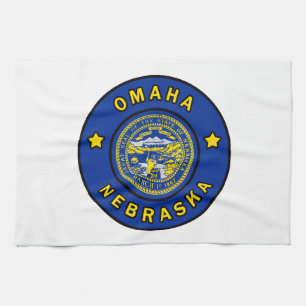 Omaha Nebraska Kitchen Towel