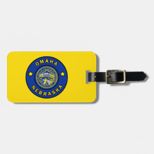 Omaha Nebraska Luggage Tag