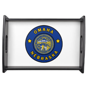 Omaha Nebraska Serving Tray