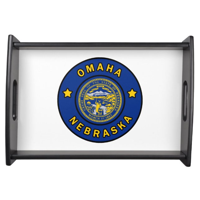 Omaha Nebraska Serving Tray (Front)