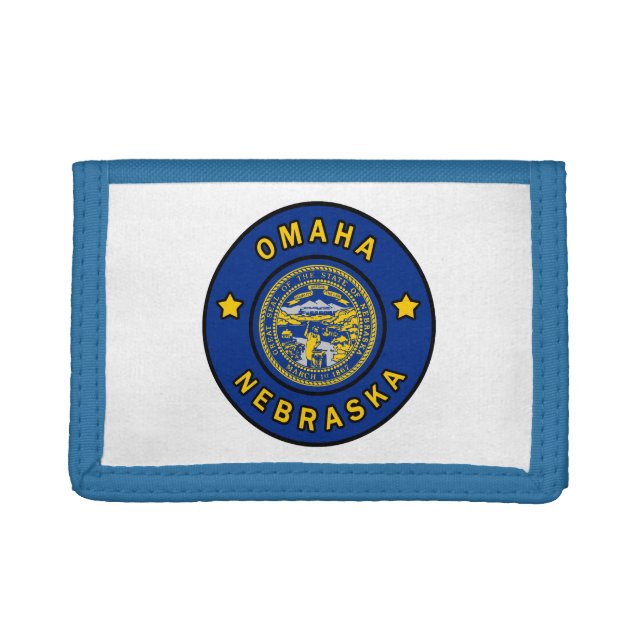 Omaha Nebraska Trifold Wallet (Front)