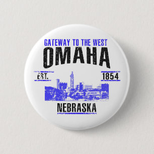Omaha Pinback Button