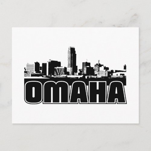 Omaha Skyline Postcard