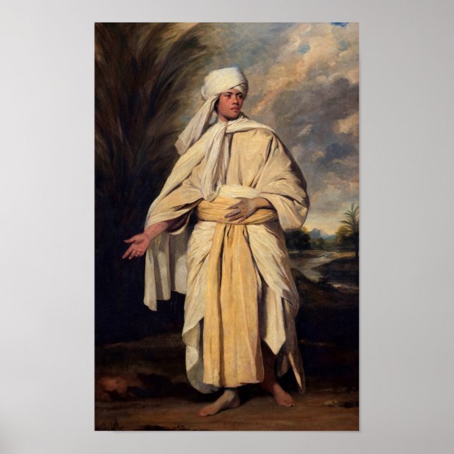 Omai of the Friendly Isles by Sir Joshua Reynolds Poster (Front)