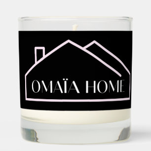 OMAÏA HOME Minimal House Logo Scented Candle