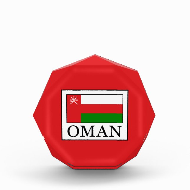 Oman Acrylic Award (Front)