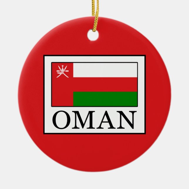 Oman Ceramic Ornament (Front)