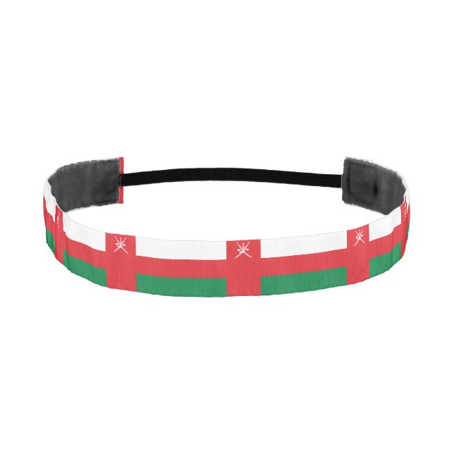 Oman Flag Athletic Headband (Front)