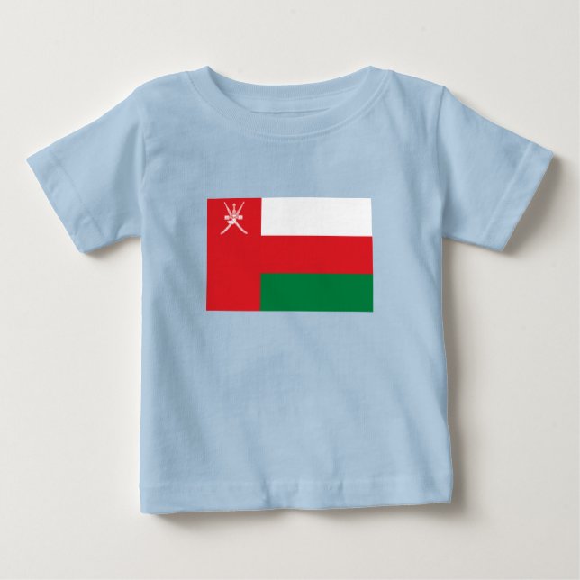 Oman Flag Baby T-Shirt (Front)