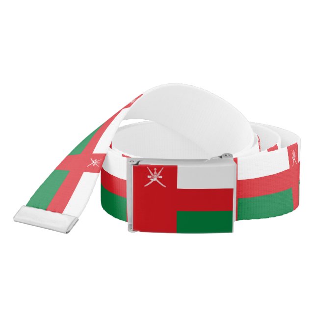Oman Flag Belt (Snake)
