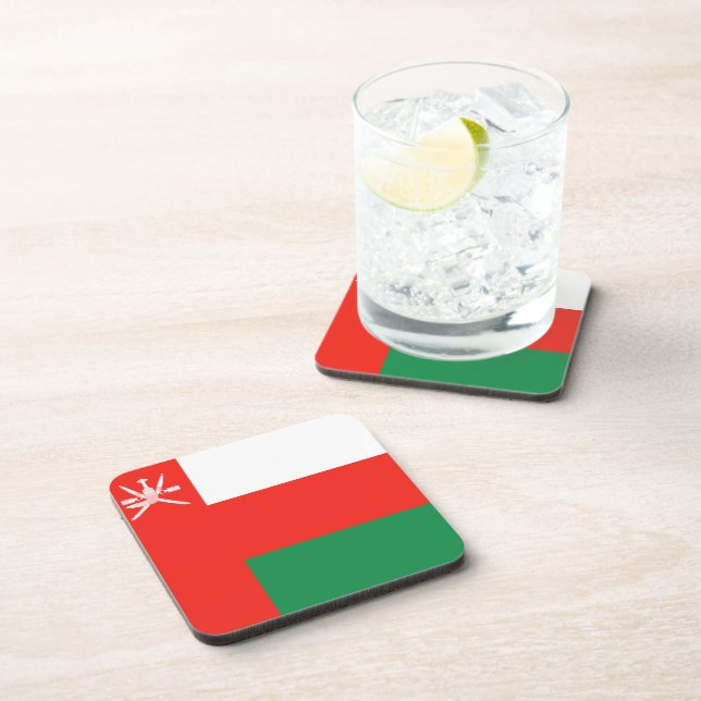 Oman Flag Coaster (Right Side)