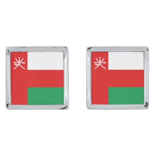 Oman Flag Cufflinks