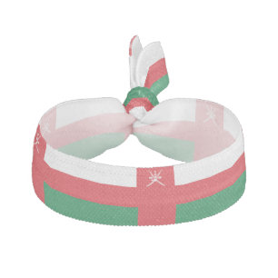 Oman Flag Elastic Hair Tie
